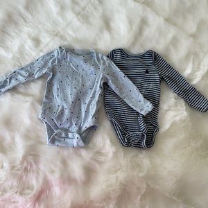 Blue Baby Gap Bodysuits 0-3m